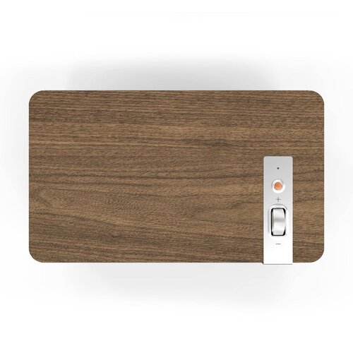 Klipsch Tweedekans: Klipsch The Three Plus Premium Bluetooth-luidspreker - walnoot