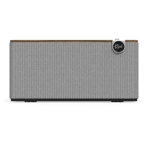 Klipsch Tweedekans: Klipsch The Three Plus Premium Bluetooth-luidspreker - walnoot