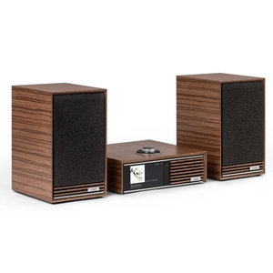 Ruark Audio Combi Deal R610 muziekconsole + Sabre R  Speakers - Walnoot Ruark Audio Combi Deal R610 muziekconsole + Sabre R  Speakers - Walnoot
