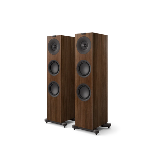 KEF KEF Q7 Meta 3-weg vloerstandaande speaker - Walnoot(Per paar)