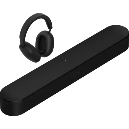 SONOS Persoonlijke entertainmentset met Beam + Sonos Ace - Zwart