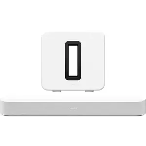 SONOS Sonos Premium entertainmentset met Beam  (Gen2) + Sub 4 - Wit SONOS Sonos Premium entertainmentset met Beam  (Gen2) + Sub 4 - Wit