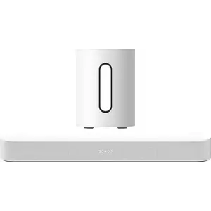 SONOS Sonos Entertainmentset met Beam (Gen2) + Sub Mini - Wit SONOS Sonos Entertainmentset met Beam (Gen2) + Sub Mini - Wit