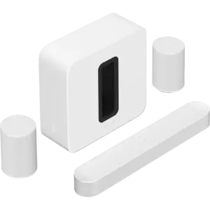 SONOS Sonos Premium meeslepende set met Beam (Gen2) + Sub 4 + 2x Era 100 - Wit SONOS Sonos Premium meeslepende set met Beam (Gen2) + Sub 4 + 2x Era 100 - Wit