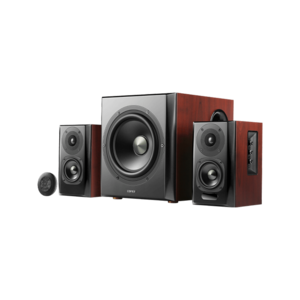 Edifier S350DB 2.1 Speakerset - Zwart/Walnoot Edifier S350DB 2.1 Speakerset - Zwart/Walnoot