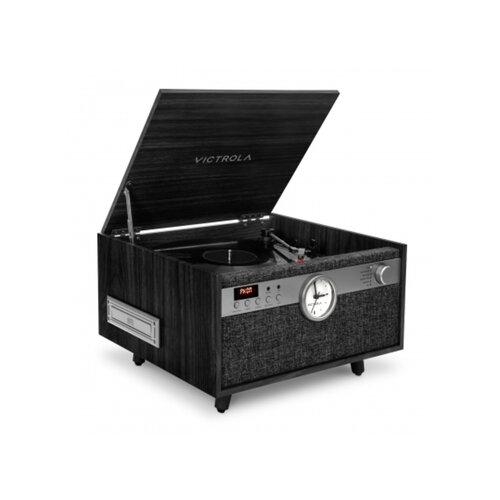 Victrola Victrola VTA-830SB Century Signature Platenspeler met Ingebouwde Speaker - Zwart Victrola Victrola VTA-830SB Century Signature Platenspeler met Ingebouwde Speaker - Zwart