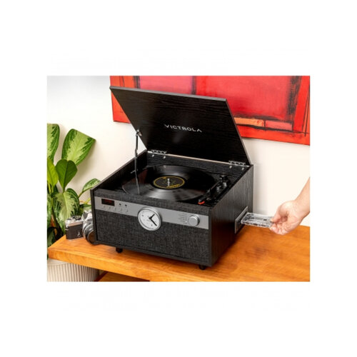 Victrola Victrola VTA-830SB Century Signature Platenspeler met Ingebouwde Speaker - Zwart Victrola Victrola VTA-830SB Century Signature Platenspeler met Ingebouwde Speaker - Zwart