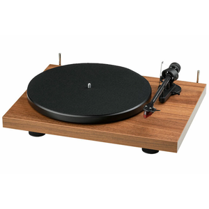 Pro-Ject Debut E Carbon Phono 2M Red Platenspeler - Walnoot Pro-Ject Debut E Carbon Phono 2M Red Platenspeler - Walnoot