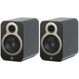Q Acoustics 3030c Boekenplank Speakers (per paar) - Zwart satijn Q Acoustics 3030c Boekenplank Speakers (per paar) - Zwart satijn