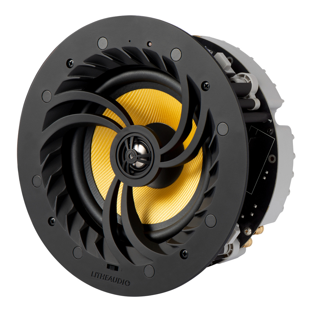 Lithe Audio Wi-Fi Plafondluidspreker V2 zwart enkel