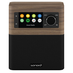Sonoro Tweedekans: STREAM - DAB+ radio - internet radio - Wifi - BlueTooth - Walnoot/Zwart Sonoro Tweedekans: STREAM - DAB+ radio - internet radio - Wifi - BlueTooth - Walnoot/Zwart