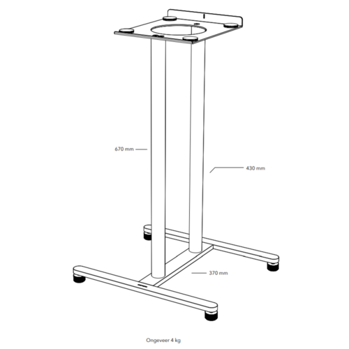 Sonoro Sonoro Meisterstück Gen 2  Stand - Zwart