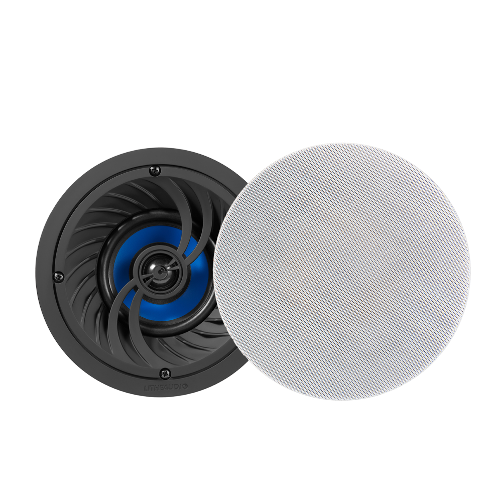 Lithe Audio 4 inch Bluetooth Inbouwluidspreker zwart dubbel