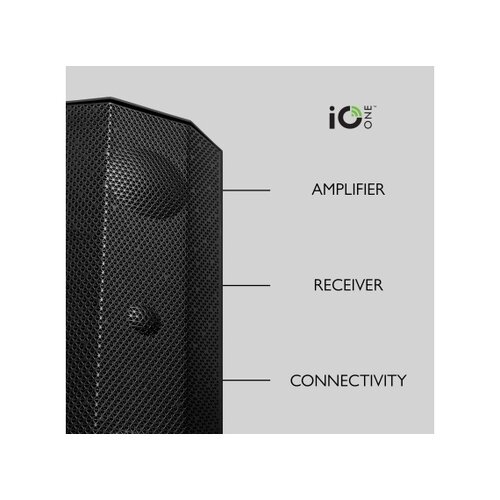 Lithe Audio Lithe Audio iO1 Indoor  & Outdoor  Actieve Speaker - Zwart (Enkel)