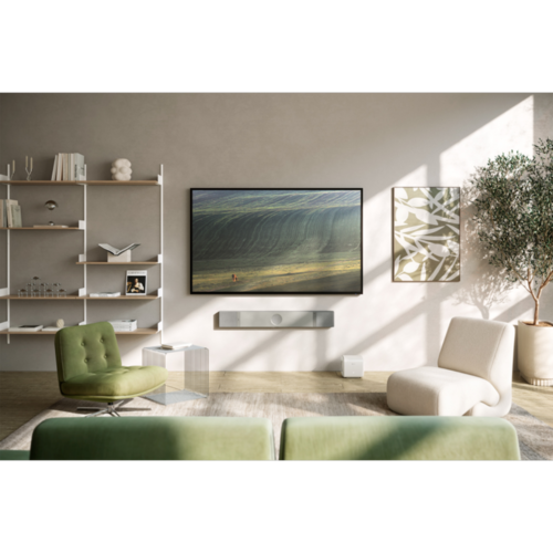 KEF KEF XIO Soundbar - Zilver KEF KEF XIO Soundbar - Zilver