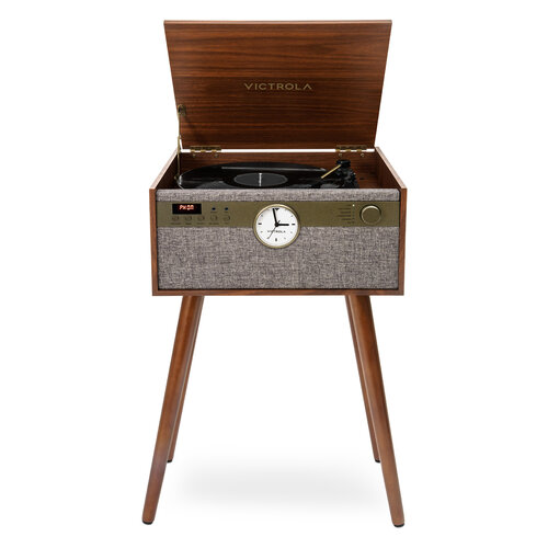 Victrola Victrola VTA-835SB Century Signature Platenspeler met Ingebouwde Speaker - Walnoot Victrola Victrola VTA-835SB Century Signature Platenspeler met Ingebouwde Speaker - Walnoot