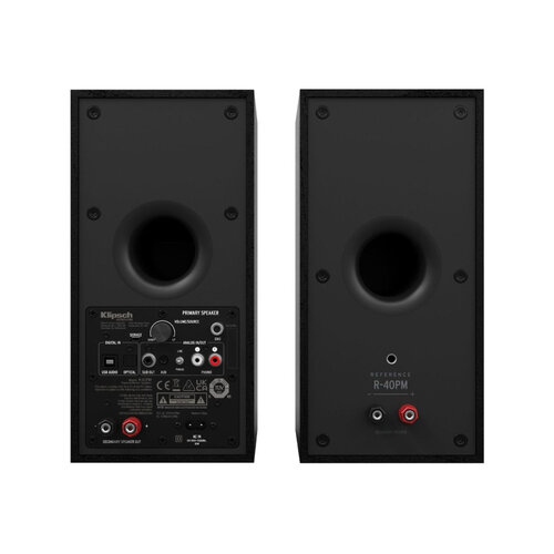 Klipsch Klipsch R-40PM Actieve Boekenplank Speakers - Zwart (Paar)