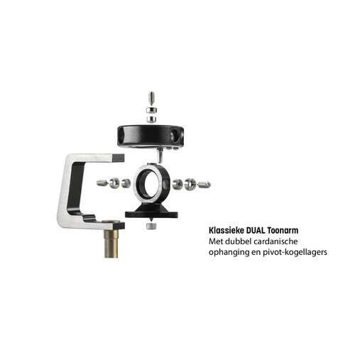 Dual CS 518 Manuele hifi- draaitafel - Walnoot