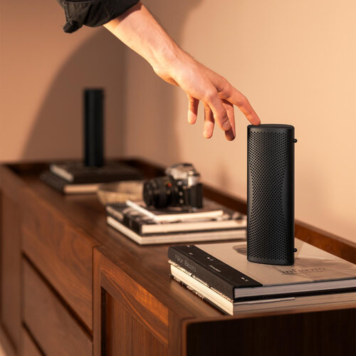 KEF KEF Muo Draagbare Hifi Bluethooth Luidspreker - Midnight Black