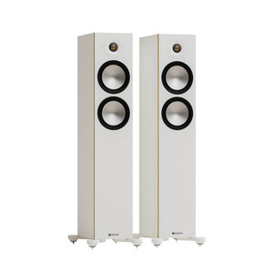 Monitor Audio Bronze 300 7G Passieve Vloerstaande Speaker - Wit (Per paar Monitor Audio Bronze 300 7G Passieve Vloerstaande Speaker - Wit (Per paar