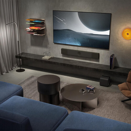 KEF Tweedekans: KEF XIO Soundbar - Zwart KEF Tweedekans: KEF XIO Soundbar - Zwart