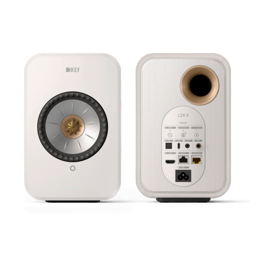 KEF KEF LSX II Wireless Stereo Speakers - Cotton White