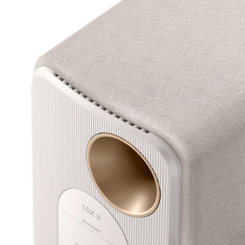 KEF KEF LSX II Wireless Stereo Speakers - Cotton White