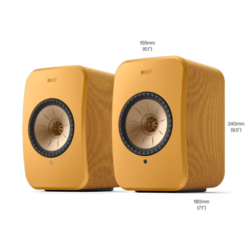 KEF KEF LSX II Wireless Stereo Speakers - Amber Haze