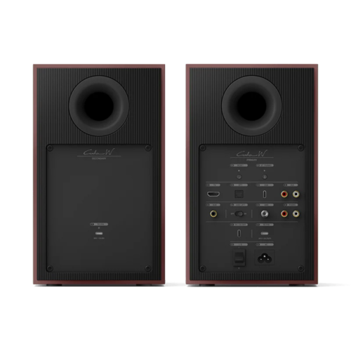 KEF Coda W Actieve HiFi-Luidspreker - Vintage Burgundy (Paar) KEF Coda W Actieve HiFi-Luidspreker - Vintage Burgundy (Paar)