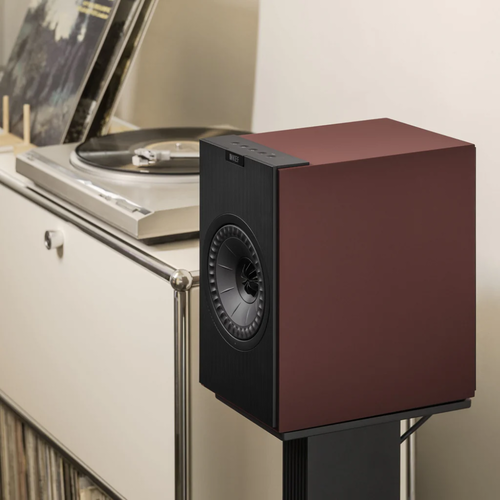 KEF Coda W Actieve HiFi-Luidspreker - Vintage Burgundy (Paar) KEF Coda W Actieve HiFi-Luidspreker - Vintage Burgundy (Paar)