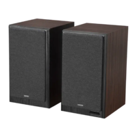 R2750DB MKII Actieve 3-weg Boekenplankspeaker - Walnoot (Paar)