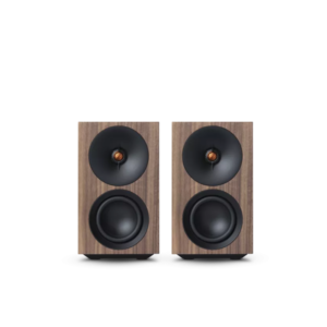 Cambridge Audio L/R S Actieve Boekenplankspeaker - Walnoot (Paar)