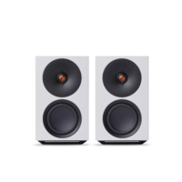 L/R M Actieve Boekenplankspeaker - Wit (Paar)