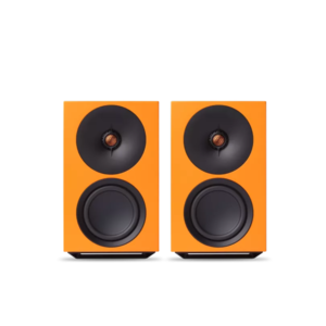 Cambridge Audio L/R M Actieve Boekenplankspeaker - Oranje (Paar)
