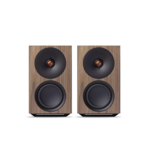 Cambridge Audio L/R M Actieve Boekenplankspeaker - Walnoot (Paar)