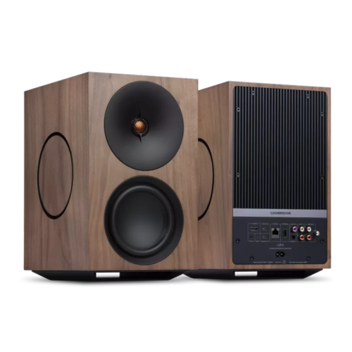 Cambridge Audio Cambridge Audio L/R X Actieve Boekenplankspeaker - Walnoot (Paar)