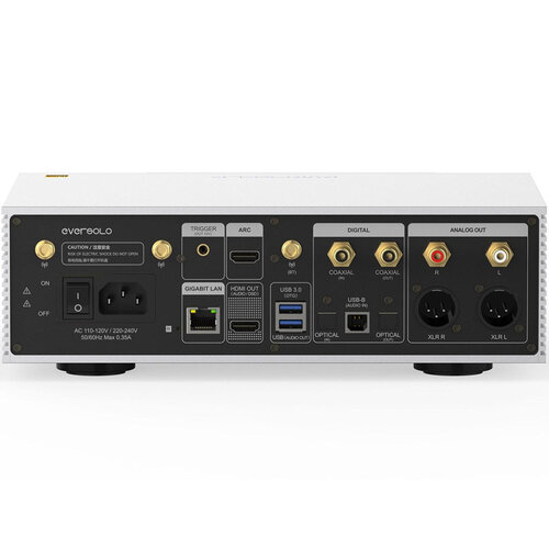 Eversolo Eversolo DMP-A6 Master Edition Gen2 Streamer met Wifi/Bluethooth - Zilver Eversolo Eversolo DMP-A6 Master Edition Gen2 Streamer met Wifi/Bluethooth - Zilver