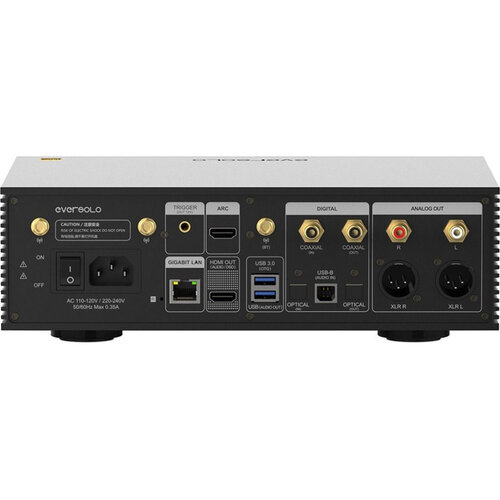 Eversolo Eversolo DMP-A6 Gen2 Streamer met Wifi/Bluethooth - Zwart Eversolo Eversolo DMP-A6 Gen2 Streamer met Wifi/Bluethooth - Zwart
