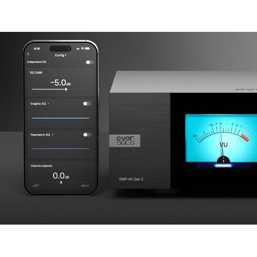 Eversolo Eversolo DMP-A6 Gen2 Streamer met Wifi/Bluethooth - Zwart Eversolo Eversolo DMP-A6 Gen2 Streamer met Wifi/Bluethooth - Zwart