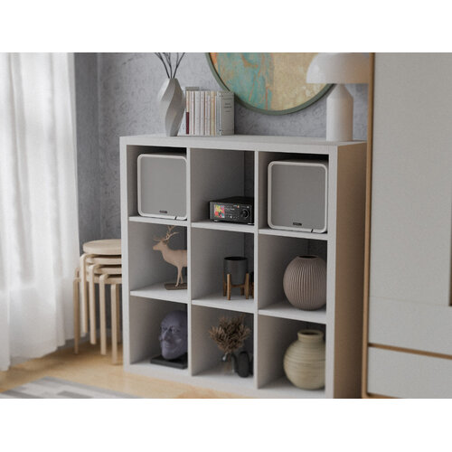 Eversolo Eversolo SE100 Passieve Boekenplankluidspreker - Wit (Paar) Eversolo Eversolo SE100 Passieve Boekenplankluidspreker - Wit (Paar)