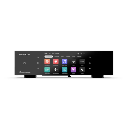 Eversolo Eversolo T8 Streaming Transport - Zwart Eversolo Eversolo T8 Streaming Transport - Zwart
