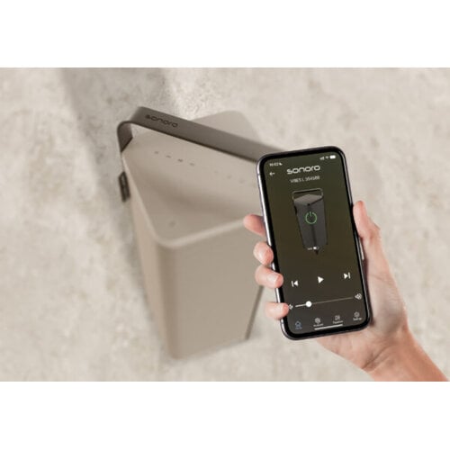 Sonoro Sonoro VIBES L Bluetooth-luidspreker - Tan Sonoro Sonoro VIBES L Bluetooth-luidspreker - Tan