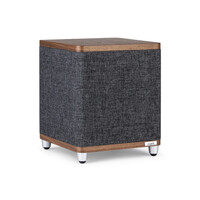 RS1 subwoofer met ingebouwde versterker - walnoot
