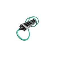 V5 Polaris Stekkerblok + EVO3 Initium voedingskabel (1.5m) - Grijs/Groen