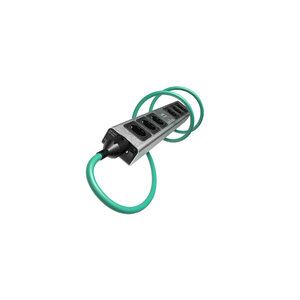 IsoTek V5 Polaris Stekkerblok + EVO3 Initium voedingskabel (1.5m) - Grijs/Groen IsoTek V5 Polaris Stekkerblok + EVO3 Initium voedingskabel (1.5m) - Grijs/Groen