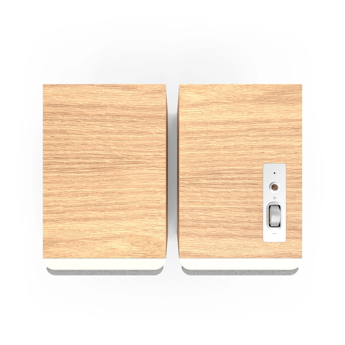 Klipsch Klipsch The Fives II Actieve Boekenplank-Luidspreker - Red Oak (Paar) Klipsch Klipsch The Fives II Actieve Boekenplank-Luidspreker - Red Oak (Paar)