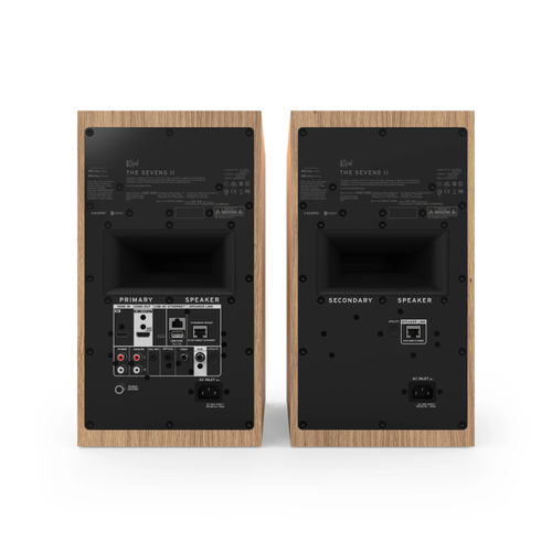 Klipsch Klipsch The Sevens II Actieve Boekenplank-Luidspreker - Red Oak (Paar) Klipsch Klipsch The Sevens II Actieve Boekenplank-Luidspreker - Red Oak (Paar)
