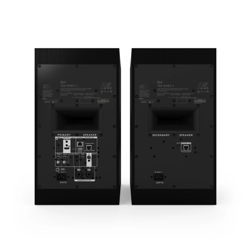 Klipsch Klipsch The Nines II Actieve Boekenplank-Luidspreker - Zwart (Paar) Klipsch Klipsch The Nines II Actieve Boekenplank-Luidspreker - Zwart (Paar)