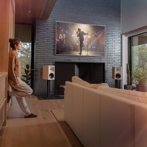 Klipsch Klipsch The Nines II Actieve Boekenplank-Luidspreker - Red Oak (Paar) Klipsch Klipsch The Nines II Actieve Boekenplank-Luidspreker - Red Oak (Paar)