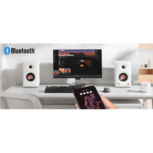 Edifier EDIFIER MR5 PC Speakers met Bluetooth - Wit (Paar) Edifier EDIFIER MR5 PC Speakers met Bluetooth - Wit (Paar)